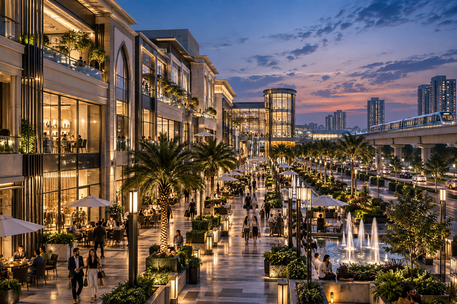 Luxury commercial destination visual